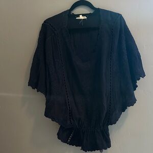 Solitaire Deep Blue Lacey Top